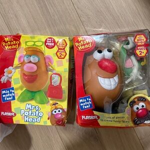 Playskool Mr. and Mrs. Potato Head Toys Bundle New in Box